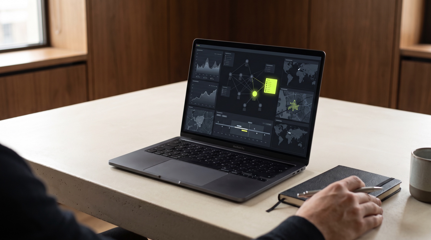 CORDINT Suite software concept on a laptop